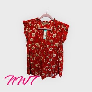 NWT Flowing Summer Top 2X